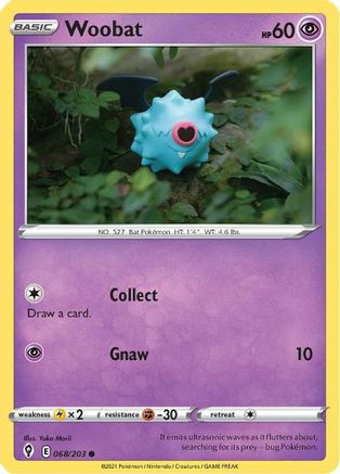 Woobat (068/203) [Sword & Shield: Evolving Skies]-1