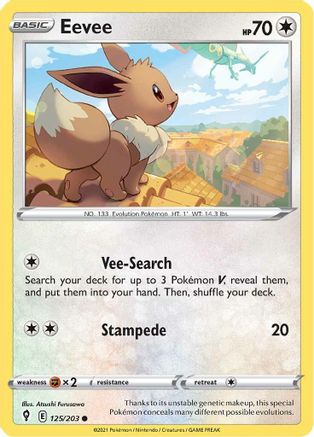 Eevee (125/203) [Sword & Shield: Evolving Skies]-1