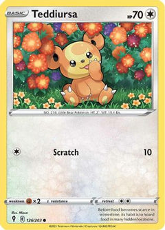 Teddiursa (126/203) [Sword & Shield: Evolving Skies]-1