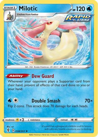 Milotic (038/203) [Sword & Shield: Evolving Skies]-1