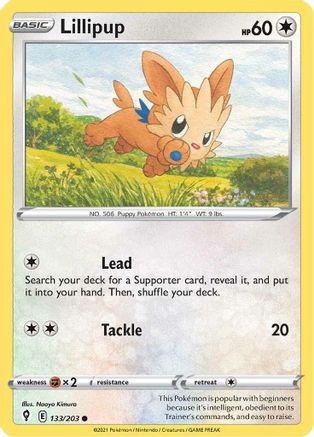 Lillipup (133/203) [Sword & Shield: Evolving Skies]-1