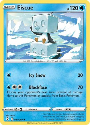 Eiscue (047/203) [Sword & Shield: Evolving Skies]-1