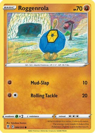 Roggenrola (086/203) [Sword & Shield: Evolving Skies]-1