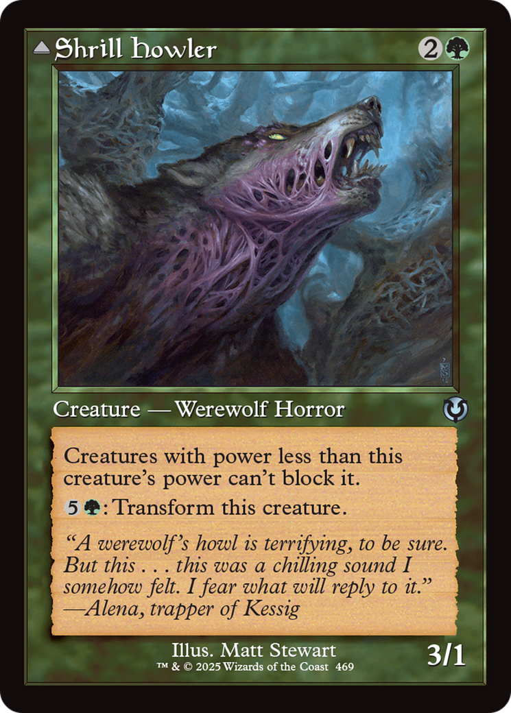 Shrill Howler // Howling Chorus (Retro Frame) [Innistrad Remastered]-3