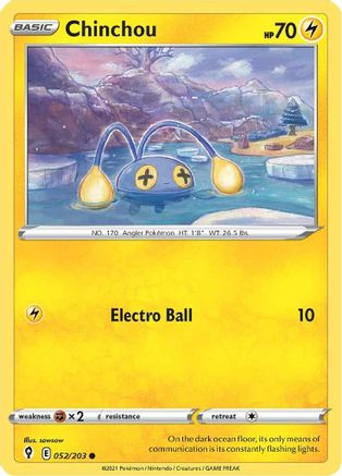 Chinchou (052/203) [Sword & Shield: Evolving Skies]-1