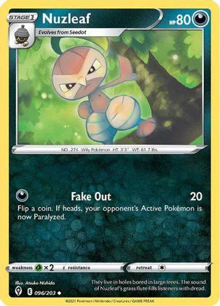 Nuzleaf (096/203) [Sword & Shield: Evolving Skies]-1