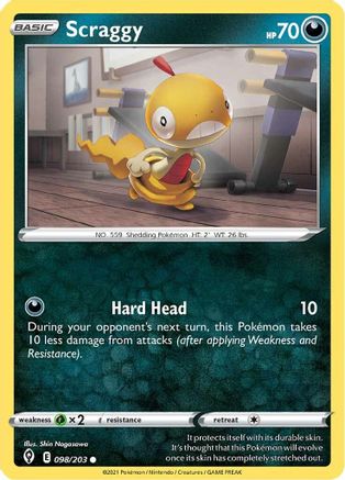 Scraggy (098/203) [Sword & Shield: Evolving Skies]-1