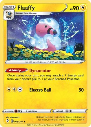 Flaaffy (055/203) [Sword & Shield: Evolving Skies]-1