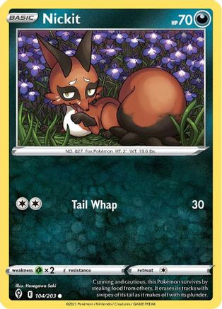 Nickit (104/203) [Sword & Shield: Evolving Skies]-1