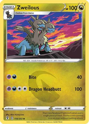 Zweilous (114/203) [Sword & Shield: Evolving Skies]-1