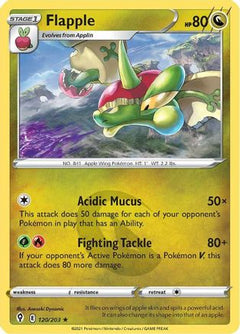 Flapple (120/203) [Sword & Shield: Evolving Skies]-1