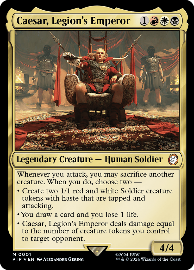 Caesar, Legion's Emperor [Fallout]-1