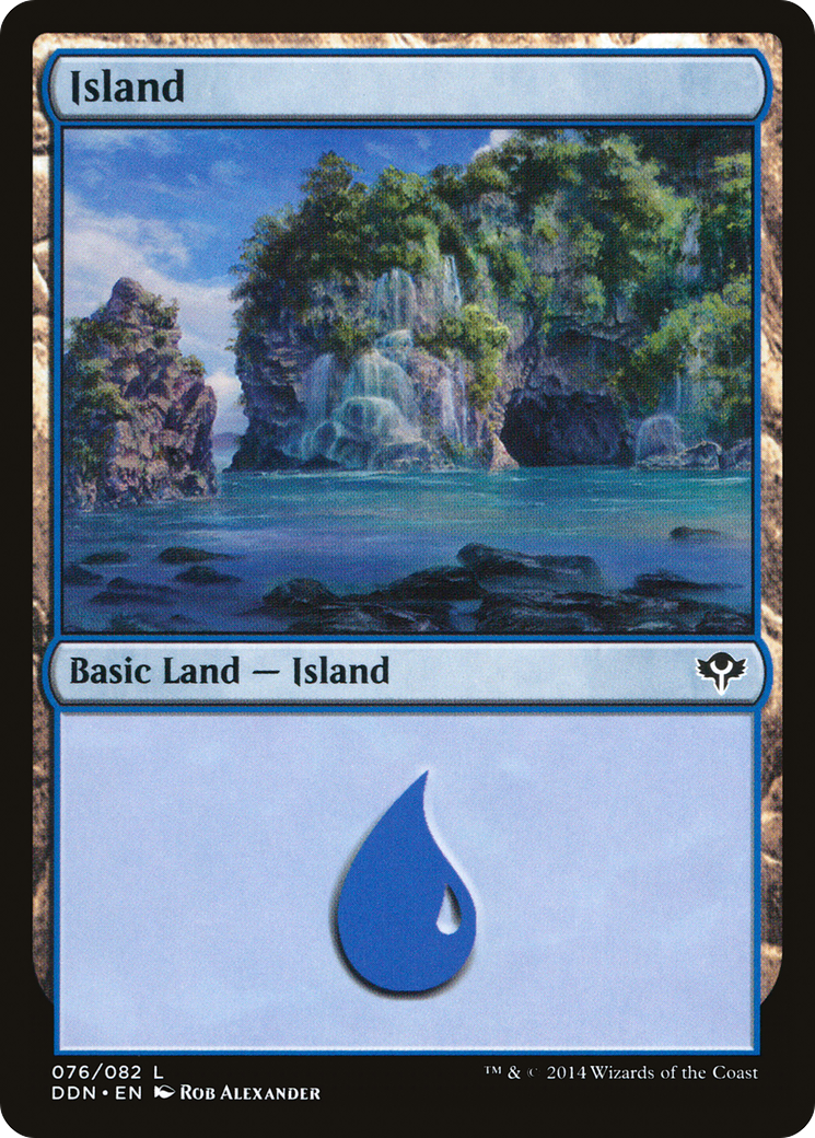 Island (76) [Duel Decks: Speed vs. Cunning]-1