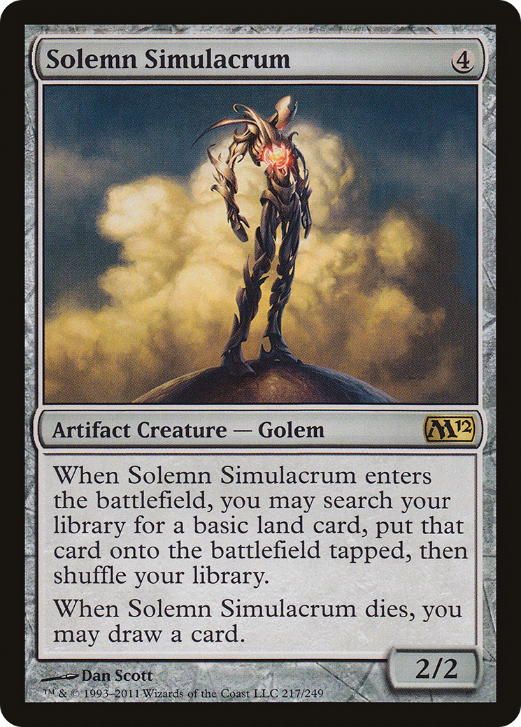 Solemn Simulacrum [Magic 2012]-1