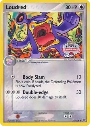 Loudred (35/106) (State Championships) [EX: Emerald]-1