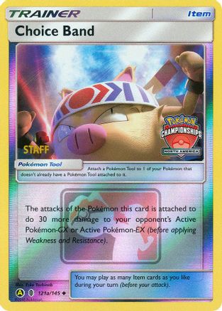 Choice Band (121a/145) (North America Championships Staff) [Sun & Moon: Guardians Rising]-1