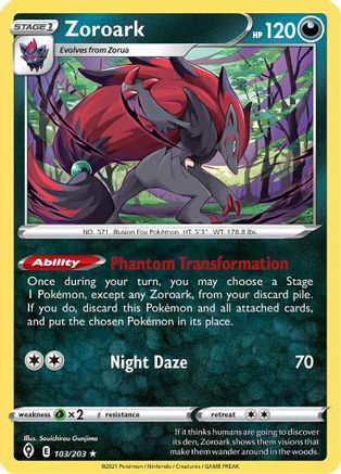 Zoroark (103/203) (Theme Deck Exclusive) [Sword & Shield: Evolving Skies]-1