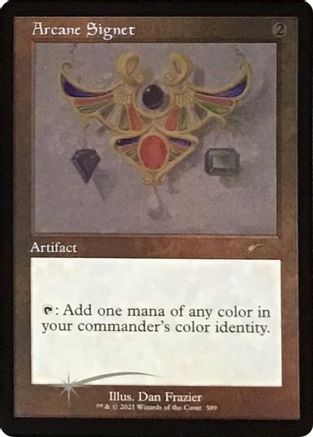 Arcane Signet (Retro) (Foil Etched) [Secret Lair Drop Promos]-1