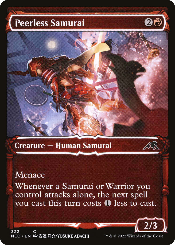 Peerless Samurai (Showcase Samurai) [Kamigawa: Neon Dynasty]-1