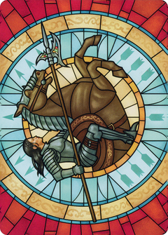 Tori D'Avenant, Fury Rider // Tori D'Avenant, Fury Rider (ADMU-078) - Dominaria United Art Series (Borderless)-1