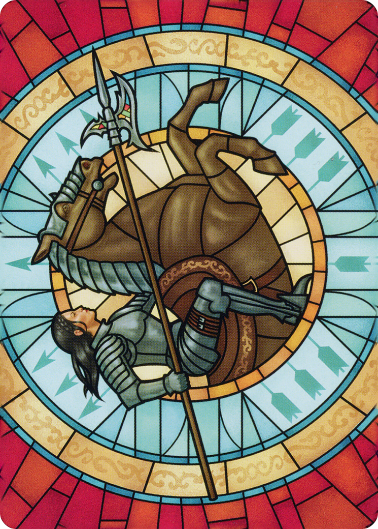 Tori D'Avenant, Fury Rider // Tori D'Avenant, Fury Rider (ADMU-078) - Dominaria United Art Series (Borderless) Foil-3
