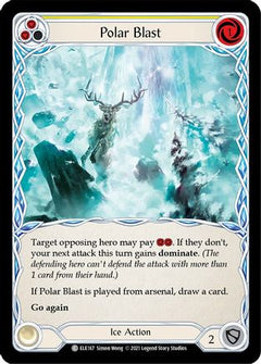 Polar Blast (Yellow) [ELE167] (Tales of Aria)  1st Edition Rainbow Foil-1
