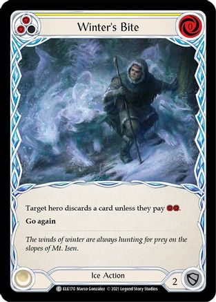Winter's Bite (Yellow) [U-ELE170] (Tales of Aria Unlimited)  Unlimited Normal-1