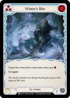 Winter's Bite (Blue) [ELE171] (Tales of Aria)  1st Edition Normal-1