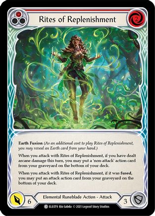 Rites of Replenishment (Red) [ELE079] (Tales of Aria)  1st Edition Normal-1