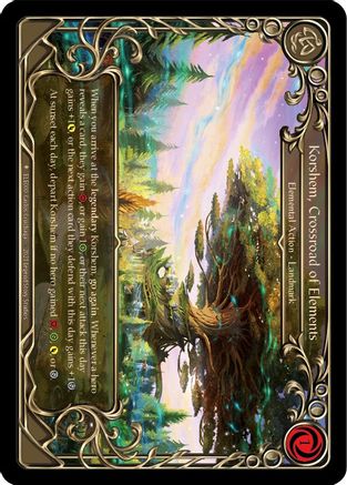 Korshem, Crossroad of Elements [U-ELE000] (Tales of Aria Unlimited)  Unlimited Rainbow Foil-1