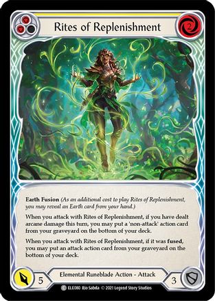 Rites of Replenishment (Yellow) [U-ELE080] (Tales of Aria Unlimited)  Unlimited Normal-1