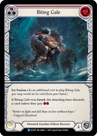 Biting Gale (Red) [U-ELE007] (Tales of Aria Unlimited)  Unlimited Rainbow Foil-1