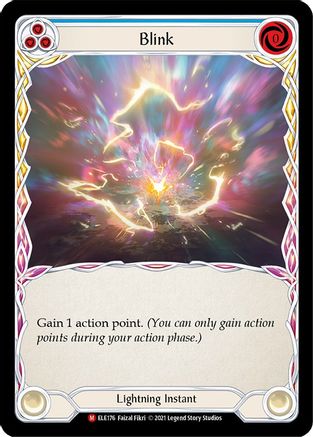 Blink [ELE176] (Tales of Aria)  1st Edition Rainbow Foil-1