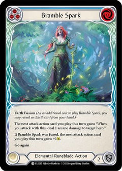 Bramble Spark (Blue) [ELE087] (Tales of Aria)  1st Edition Rainbow Foil-1
