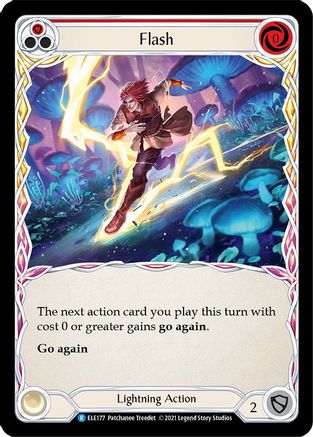Flash (Red) [U-ELE177] (Tales of Aria Unlimited)  Unlimited Rainbow Foil-1