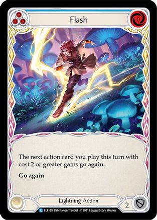 Flash (Blue) [ELE179] (Tales of Aria)  1st Edition Normal-1
