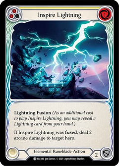 Inspire Lightning (Yellow) [ELE089] (Tales of Aria)  1st Edition Normal-1