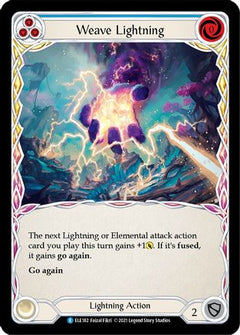 Weave Lightning (Blue) [U-ELE182] (Tales of Aria Unlimited)  Unlimited Normal-1