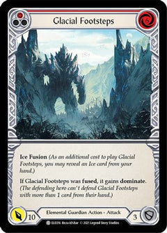 Glacial Footsteps (Red) [U-ELE016] (Tales of Aria Unlimited)  Unlimited Rainbow Foil-1
