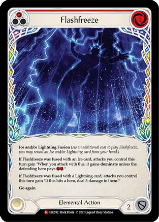 Flashfreeze [U-ELE092] (Tales of Aria Unlimited)  Unlimited Rainbow Foil-1