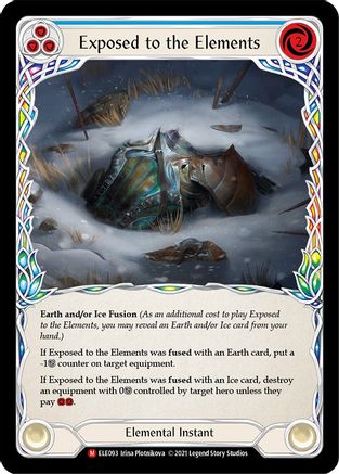 Exposed to the Elements [U-ELE093] (Tales of Aria Unlimited)  Unlimited Rainbow Foil-1