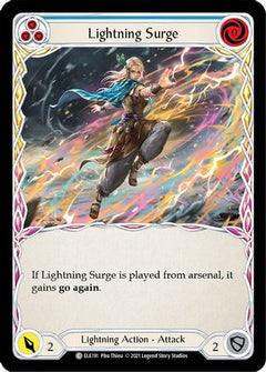 Lightning Surge (Blue) [ELE191] (Tales of Aria)  1st Edition Normal-1