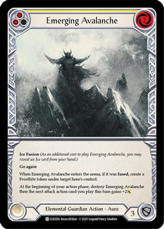 Emerging Avalanche (Yellow) [ELE026] (Tales of Aria)  1st Edition Rainbow Foil-1