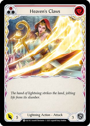 Heaven's Claws (Red) [U-ELE192] (Tales of Aria Unlimited)  Unlimited Rainbow Foil-1