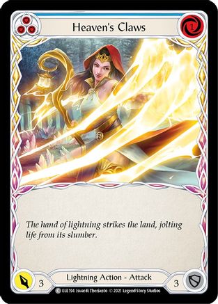 Heaven's Claws (Blue) [ELE194] (Tales of Aria)  1st Edition Normal