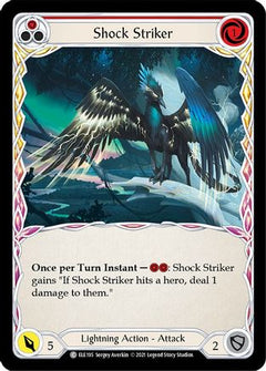 Shock Striker (Red) [ELE195] (Tales of Aria)  1st Edition Rainbow Foil-1