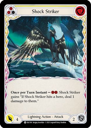 Shock Striker (Yellow) [ELE196] (Tales of Aria)  1st Edition Normal-1