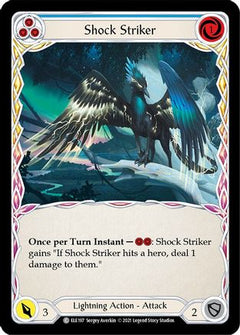 Shock Striker (Blue) [U-ELE197] (Tales of Aria Unlimited)  Unlimited Rainbow Foil-1