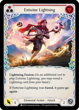 Entwine Lightning (Red) [ELE100] (Tales of Aria)  1st Edition Normal
