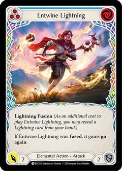 Entwine Lightning (Blue) [ELE102] (Tales of Aria)  1st Edition Rainbow Foil-1